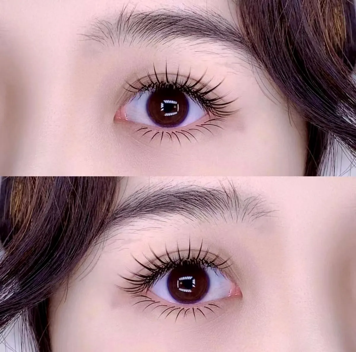 Eyelash extension styling in Flushing
