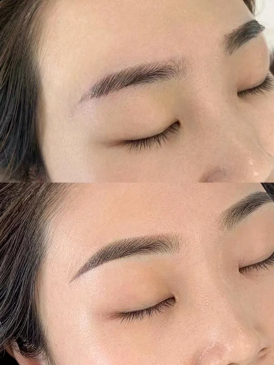 Ombré powder brows in Flushing New York